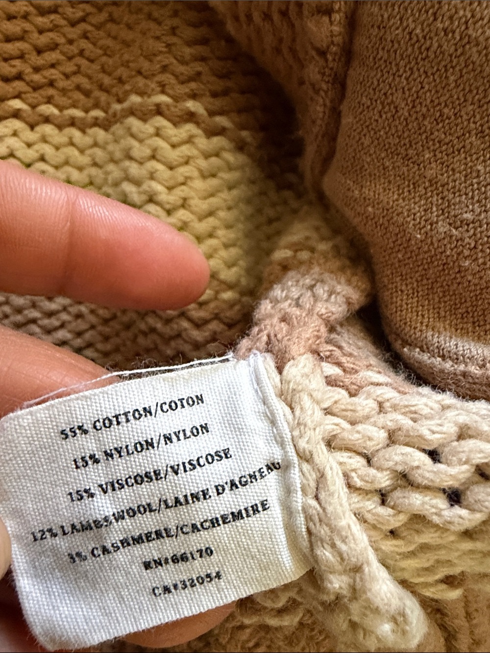 Anthropologie Sparrow Hopi Basket Striped Cardigan Sweater - Picture 5 of 6